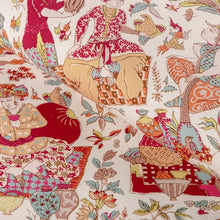Load image into Gallery viewer, Brunschwig &amp; Fils Shalimar Print Fabric / Berry/Sand