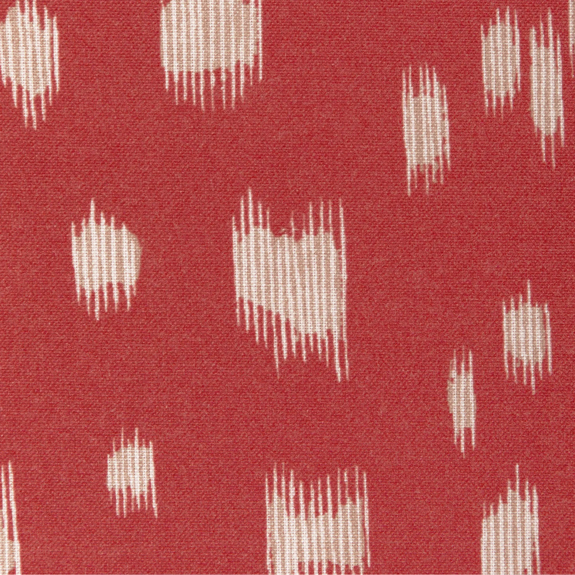 Brunschwig & Fils Les Touches Reverse Fabric Red | Fabric Bistro