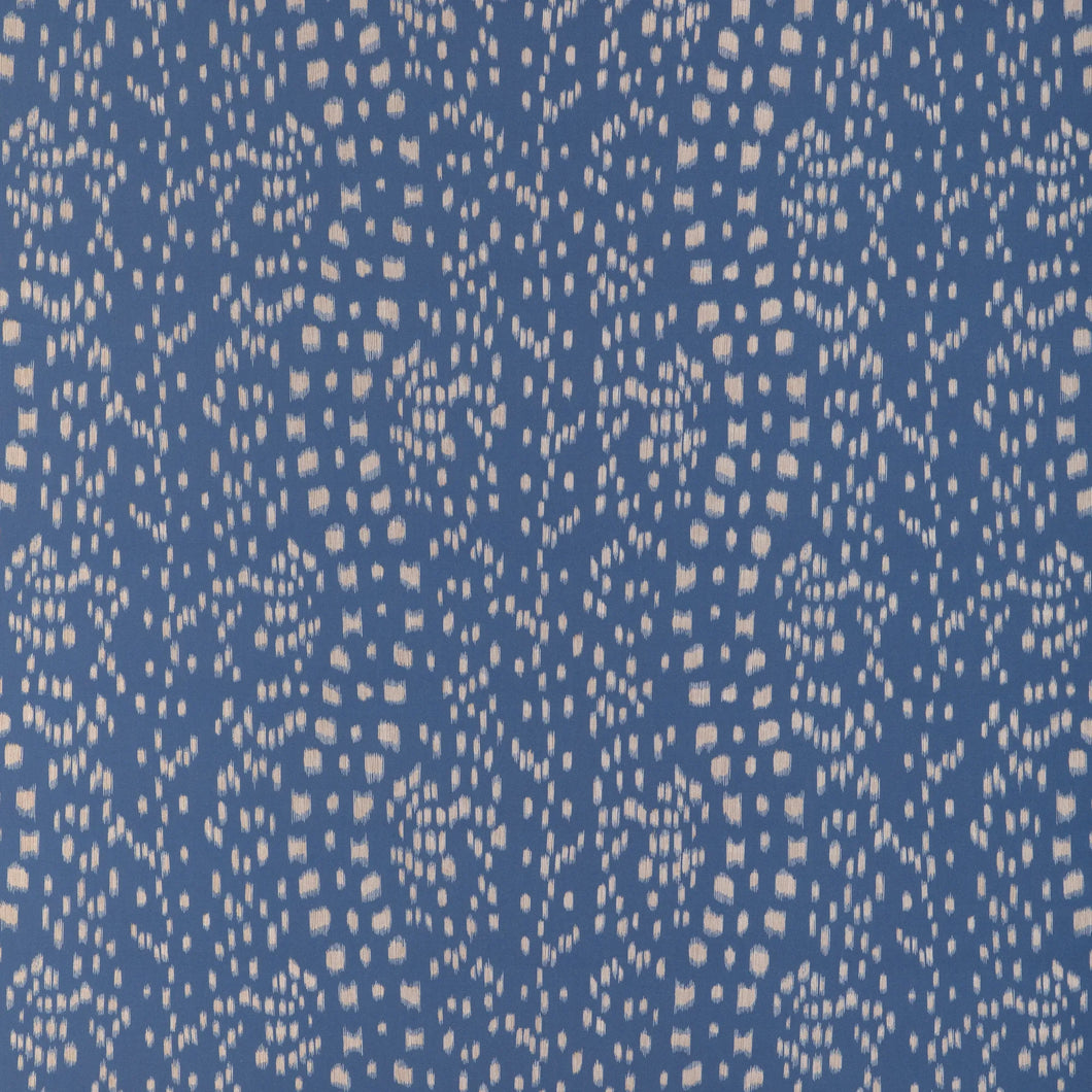 Brunschwig & Fils Les Touches Blue Fabric Brunschwig & Fils Les Touches Blue Fabric