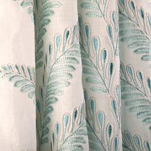 Load image into Gallery viewer, Brunschwig &amp; Fils Fougere Emb Fabric / Aqua