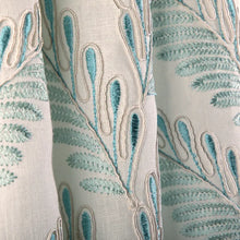 Load image into Gallery viewer, Brunschwig &amp; Fils Fougere Emb Fabric / Aqua
