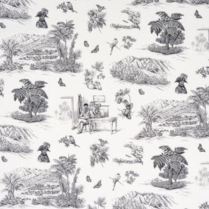 Pair of Custom Made Schumacher Toussaint Toile Pillow Covers - Both Sides