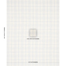 Load image into Gallery viewer, Schumacher Nils Plaid Linen Fabric 80301 / Blue