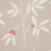 Load image into Gallery viewer, Schumacher Lilla Embroidery Fabric 80431 Ivory on Neutral