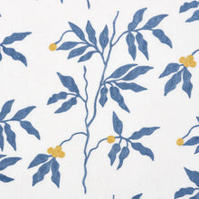 Load image into Gallery viewer, Schumacher Lilla Embroidery Fabric 80432 / Blue