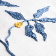 Load image into Gallery viewer, Schumacher Lilla Embroidery Fabric 80432 / Blue