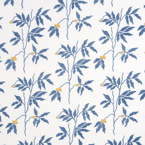 Schumacher Lilla Embroidery Fabric 80432 / Blue