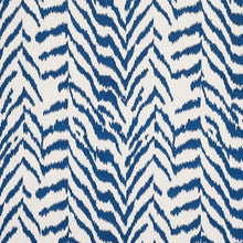 Load image into Gallery viewer, Schumacher Quincy Embroidery On Linen Fabric 80672 Navy
