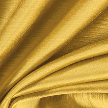Load image into Gallery viewer, Cotton Blend Banana Yellow Satin Slub Upholstery Drapery Fabric