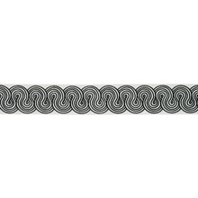 Load image into Gallery viewer, Schumacher Giraldi Embroidered Trim 81250 / Black