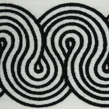 Load image into Gallery viewer, Schumacher Giraldi Embroidered Trim 81250 / Black
