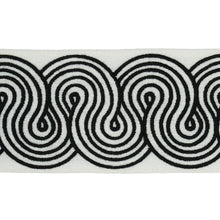 Load image into Gallery viewer, Schumacher Giraldi Embroidered Trim 81250 / Black