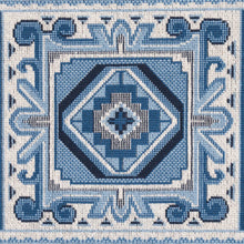 Load image into Gallery viewer, Schumacher Crowley Épinglé Fabric 81330 / Blue