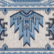 Load image into Gallery viewer, 0.6 Yard Remnant Schumacher Crowley Épinglé Fabric 81330 / Blue
