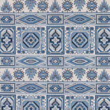 Load image into Gallery viewer, Schumacher Crowley Épinglé Fabric 81330 / Blue