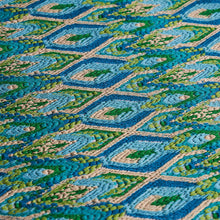 Load image into Gallery viewer, Schumacher Lorikeet Embroidery Fabric 81470 / Peacock