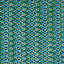 Load image into Gallery viewer, Schumacher Lorikeet Embroidery Fabric 81470 / Peacock