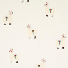 Load image into Gallery viewer, Schumacher Llama Embroidery Fabric 81490 / Multi