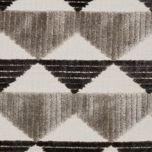 Load image into Gallery viewer, Schumacher Ridge Line Velvet Fabric 81822 / Stone Grey