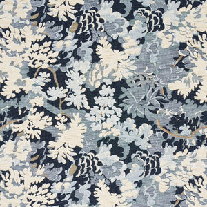 Schumacher Verdure Tapestry Fabric 81851 / Blue