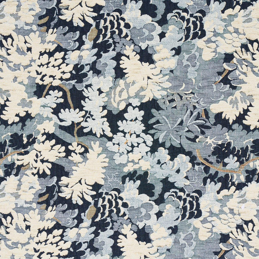 Schumacher Verdure Tapestry Fabric 81851 / Blue