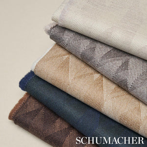 Schumacher Ezra Wool Fabric 81932 / Basalt