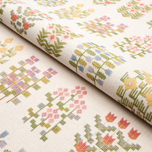 Load image into Gallery viewer, Schumacher Annika Floral Tapestry Fabric 81970 / Multi On Ivory