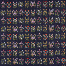 Load image into Gallery viewer, Schumacher Annika Floral Tapestry Fabric 81971 / Multi On Navy