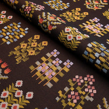 Load image into Gallery viewer, Schumacher Annika Floral Tapestry Fabric 81972 / Multi On Espresso