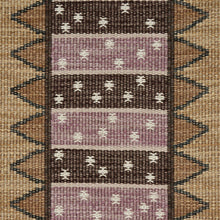 Load image into Gallery viewer, Schumacher Noor Kilim Stripe Fabric 81981 / Aubergine