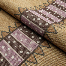 Load image into Gallery viewer, Schumacher Noor Kilim Stripe Fabric 81981 / Aubergine