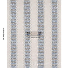 Load image into Gallery viewer, Schumacher Noor Kilim Stripe Fabric 81982 / Indigo