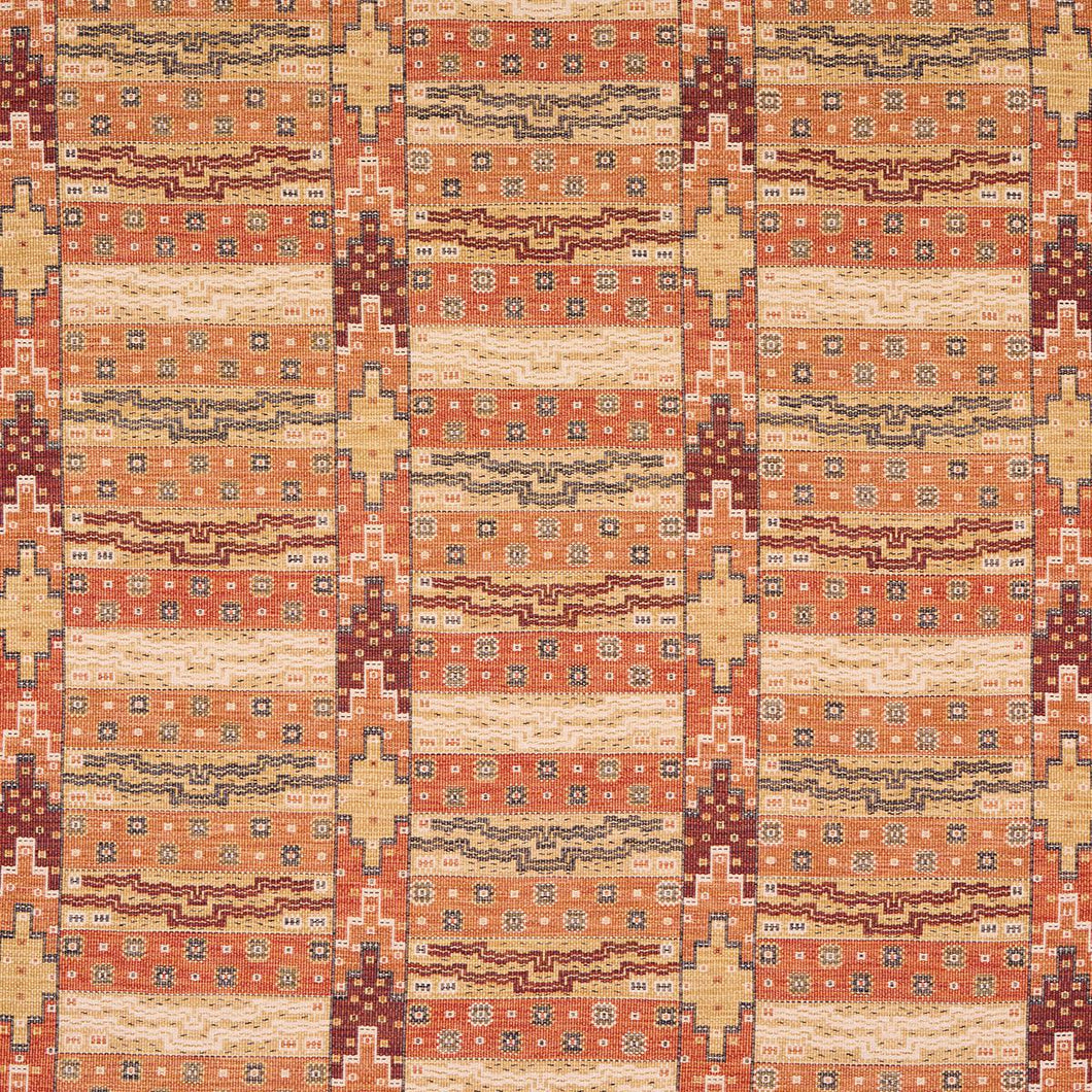 Schumacher Fairuza Flatweave Fabric 81990 / Spice