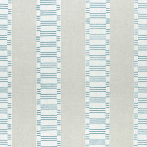 Set of Two Made to Order Thibaut Japonic Stripe Side Drapery Panels