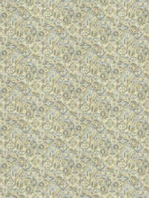 Load image into Gallery viewer, Cotton Aqua Teal Beige Mustard Upholstery Drapery Fabric