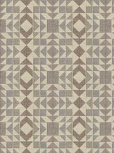 Load image into Gallery viewer, Beige Geometric Brown Abstract Matelasse Upholstery Fabric