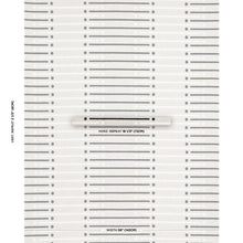 Load image into Gallery viewer, Schumacher Serapo Rustic Weave Fabric 82000 / Carbon &amp; Ivory