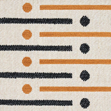 Load image into Gallery viewer, Schumacher Serapo Rustic Weave Fabric 82001 / Carbon &amp; Ochre