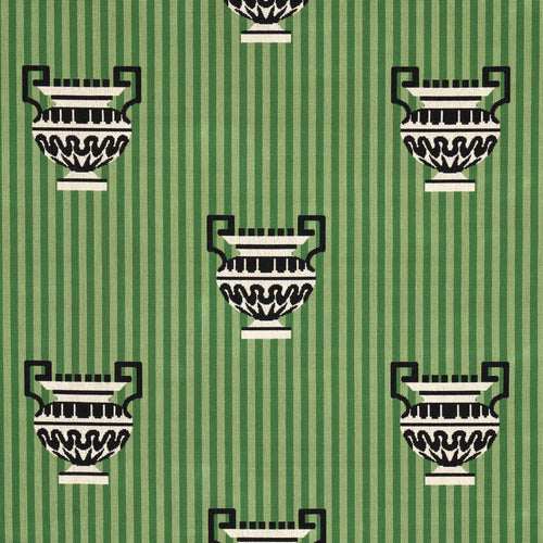 Schumacher Clermont Épinglé Fabric 82140 / Green