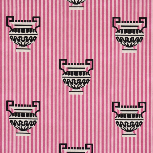 Schumacher Clermont Épinglé Fabric 82142 / Pink
