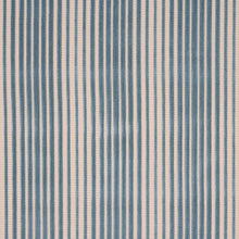 Load image into Gallery viewer, Schumacher Chimay Stripe Velvet Fabric 82150 / Ciel