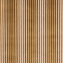 Load image into Gallery viewer, Schumacher Chimay Stripe Velvet Fabric 82151 / Bronze