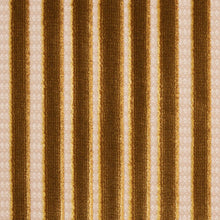 Load image into Gallery viewer, Schumacher Chimay Stripe Velvet Fabric 82151 / Bronze