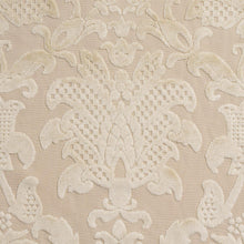 Load image into Gallery viewer, Schumacher Limbourg Damask Velvet Fabric 82161 / Pearl