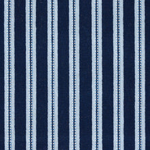 Load image into Gallery viewer, Schumacher Benson Stripe Épinglé Fabric 82180 / Navy