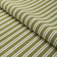 Load image into Gallery viewer, Schumacher Benson Stripe Épinglé Fabric 82181 / Green