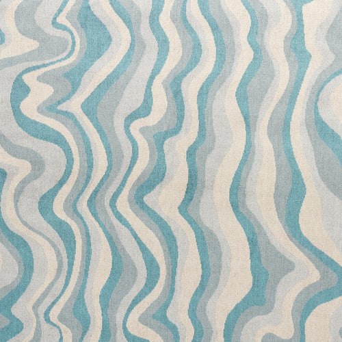 Schumacher Swirl Velvet Fabric 82410 / Mineral