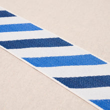 Load image into Gallery viewer, Schumacher Airmail II Indoor/Outdoor Tape Trim 82431 / Blue And Blue