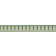 Load image into Gallery viewer, Schumacher Zeus Indoor/Outdoor Tape Trim 82441 / Green