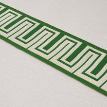 Load image into Gallery viewer, Schumacher Zeus Indoor/Outdoor Tape Trim 82441 / Green